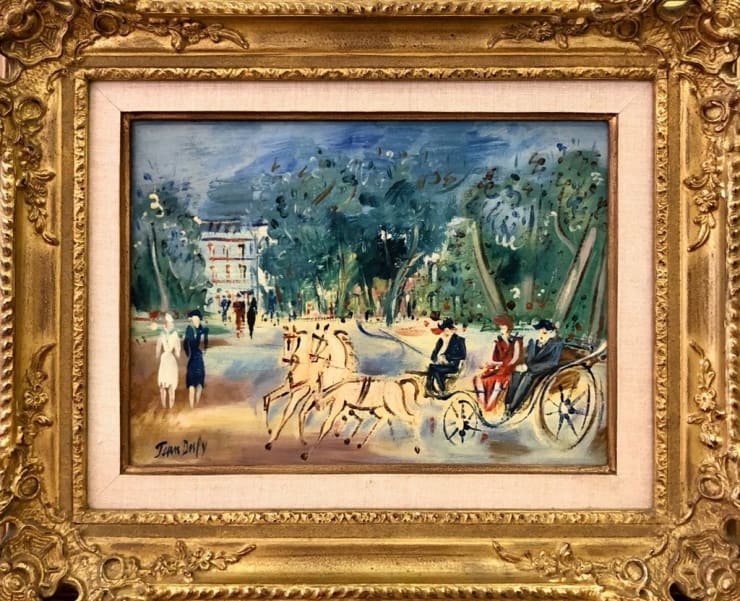 Jean Dufy, (French, 1988-1964), Caleche au Bois du Boulogne