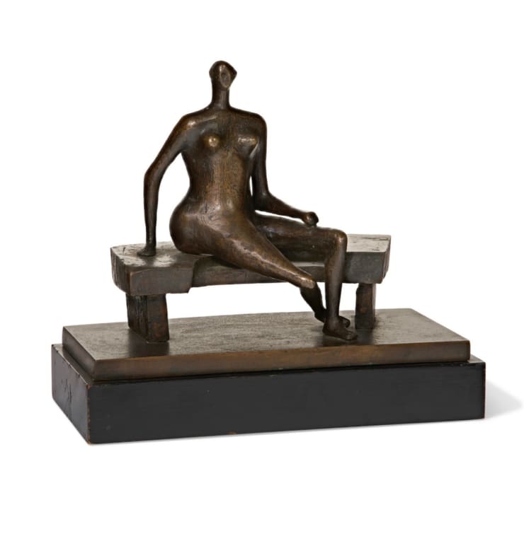 Henry Moore, Seated Woman with Crossed Feet, 1957