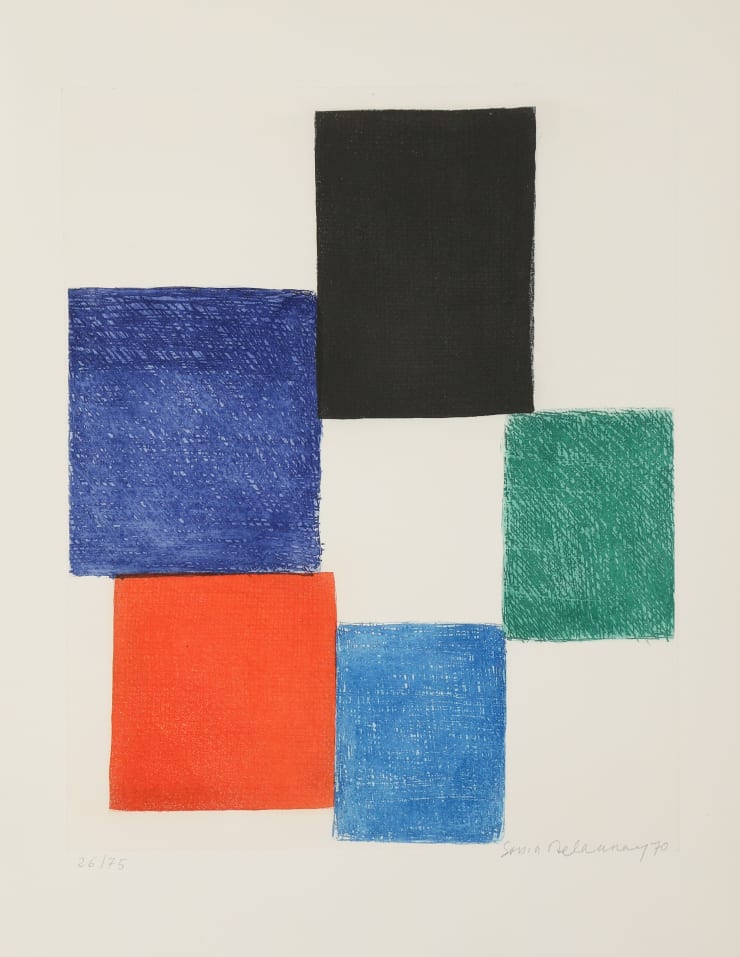 Sonia Delaunay (1881-1955), Avec Moi Meme, Plate 1, 1970