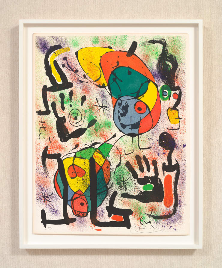 Joan Miro (1893-1983), The Seers (Les Voyants), Plate 6, 1970