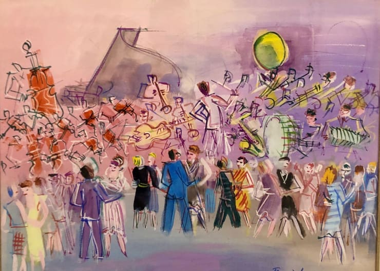 Jean Dufy (1888-1964), The Dansant, c. 1950s