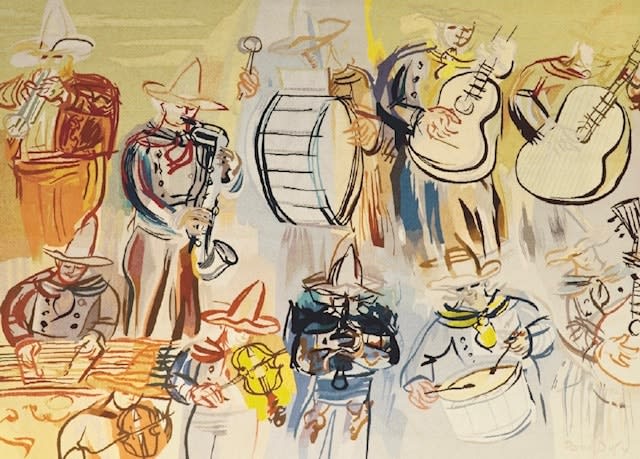 Raoul Dufy (1877-1953), Orchestre mexicain , 1951/Later date