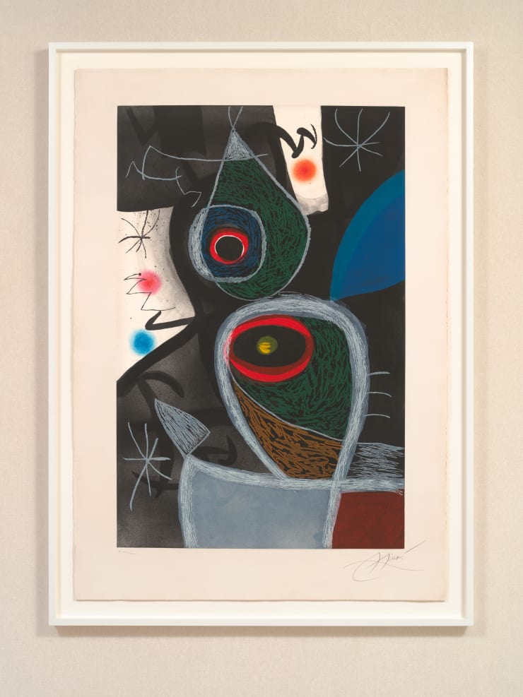 Joan Miro (1893-1983), Somnambule (The Sleepwaker)(D 656), 1974