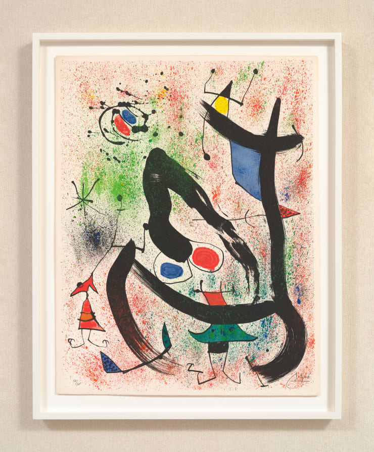 Joan Miro (Spanish, 1893-1983), The Seers (Les Voyants) , Plate 4, 1970
