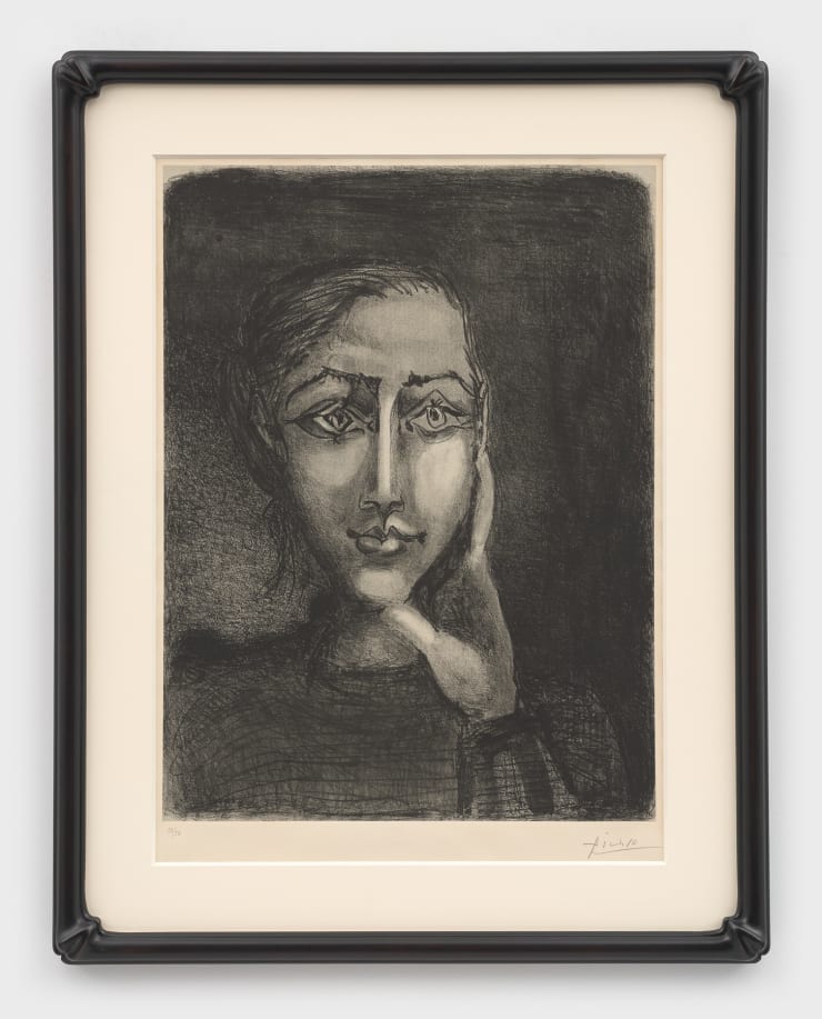 Pablo Picasso (1881-1973), Francoise sur fond Gris (Bl. 681)(M. 195), 18, Nov 1950