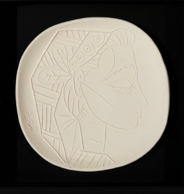 Pablo Picasso (1881-1973), Profil de Jacqueline (A.R. 309), 1956