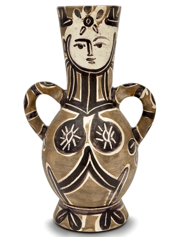 Pablo Picasso (1881-1973), Vase deux anses hautes (A.R.213), 1953