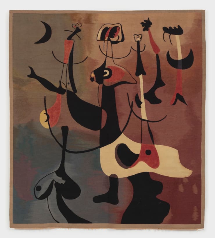 Joan Miro (Spanish, 1893-1983), Personnages Rythmiques, 1933-34