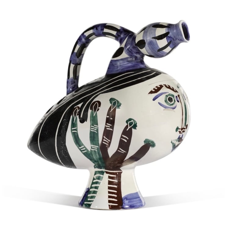 Pablo Picasso, Canard Pique Fleurs (A.R. 117), 1951