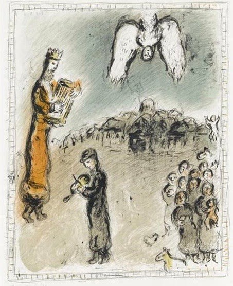 Marc Chagall (1885-1985), The Appearance of King David (M 965), 1980
