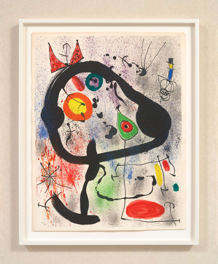 Joan Miro (1893-1983), The Seers (Les Voyants), Plate 3, 1970