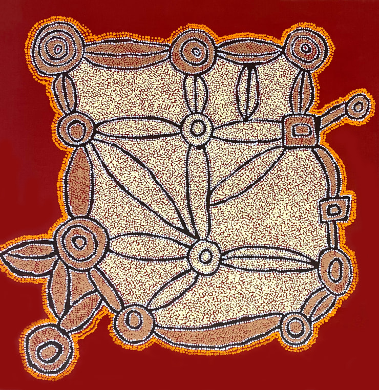 Mary Brown Napangardi, Women's Ceremony, 2019