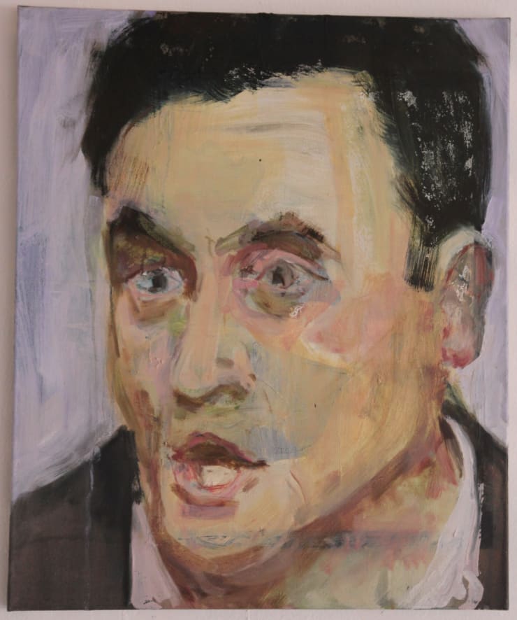 Rytis Ratkevičius, Iš tapybos serijos „Dėmesio centre” / From series "In the spotlight", 2019