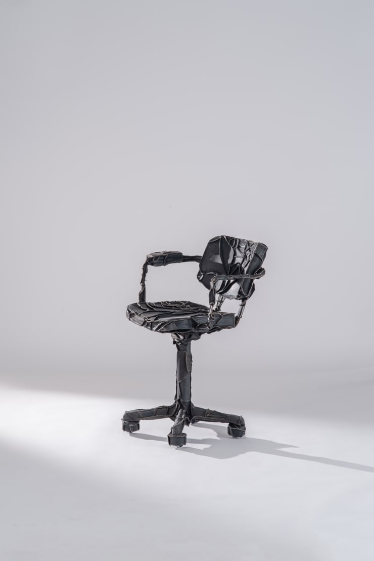 Pepe Heykoop Skin Collection (black office chair), 2014 70 (H) x 45 (W) x 40 (D) cm