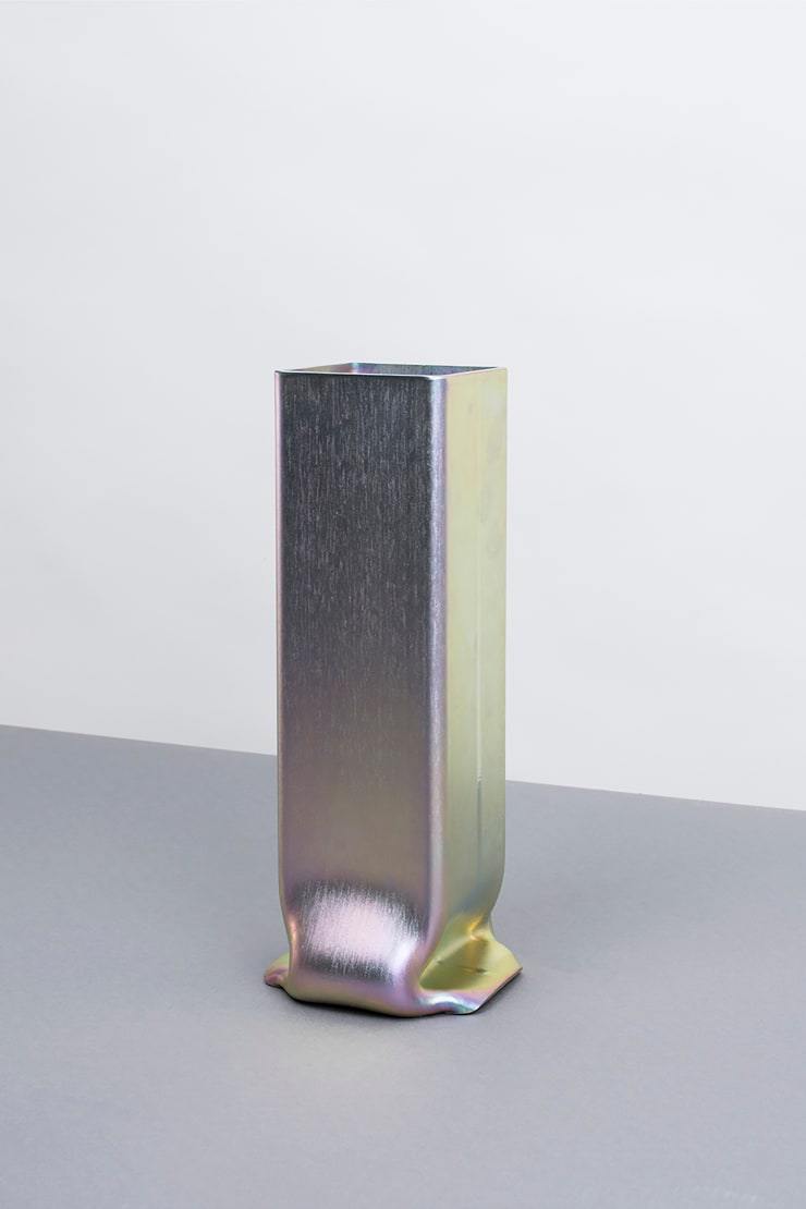 Tim Teven, Slėgio vaza, cinkas / Pressure Vase Square tall, Zinc , 2017-ongoing