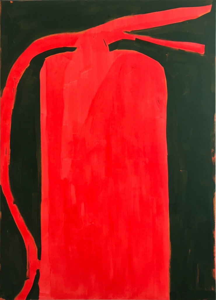 Dominykas Sidorovas, The Bird. The Fire extinguisher glows like a live coal, 2020