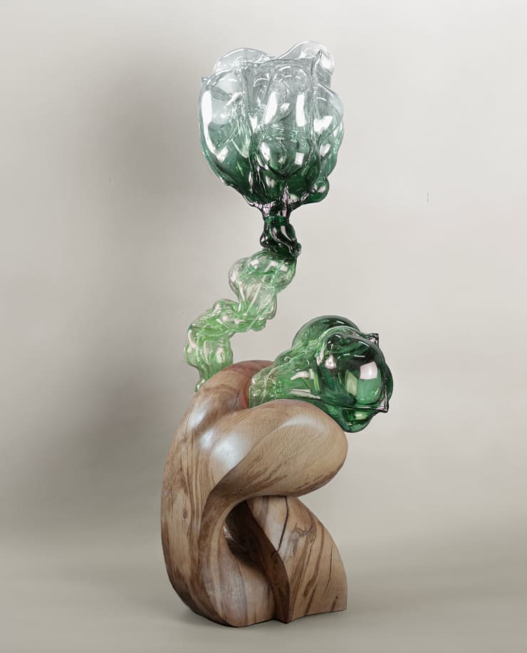 Dorian Renard, Susipynę kūnai. Žalia / Intertwined Bodies. Green , grindų šviestuvas / floor lamp