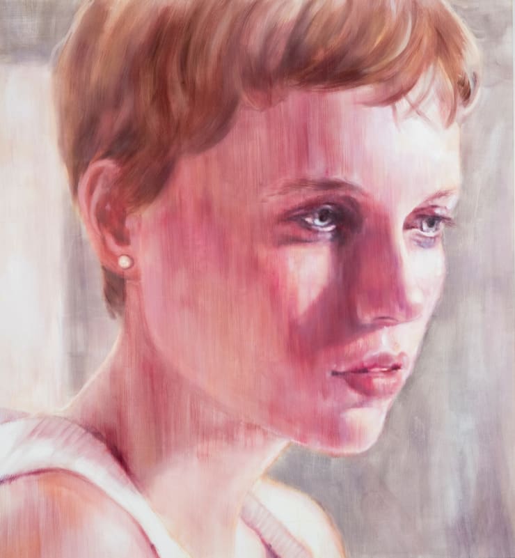 Donata Minderytė Women Crying On Screen, 2024 150 x 138 x 2 cm