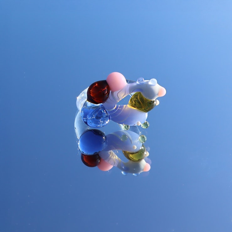 Lorena Rode, When Fauna Blooms Glass Ring, 2024