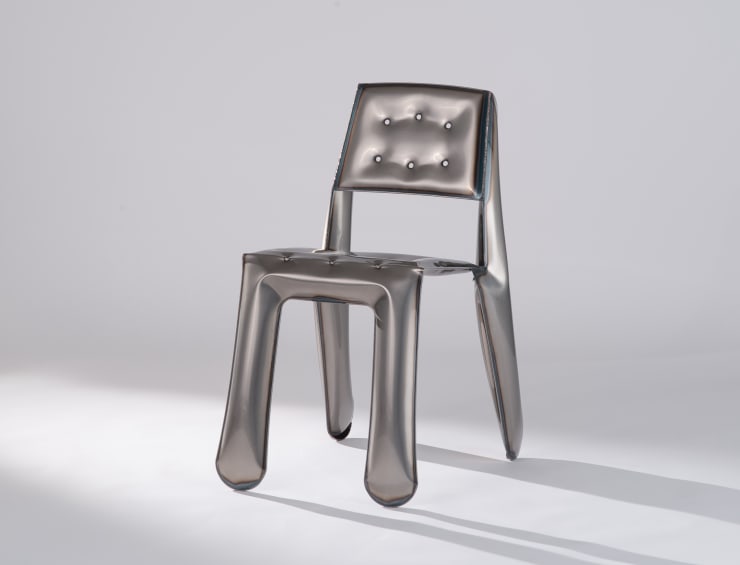 Oskar Zieta, CHIPPENSTEEL 0.5 Raw Chair, 2021