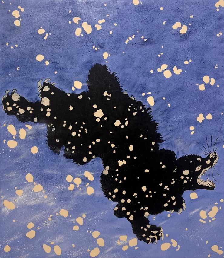 Paulina Domašauskaitė, Krintančiam sniege / In the falling snow , 2024