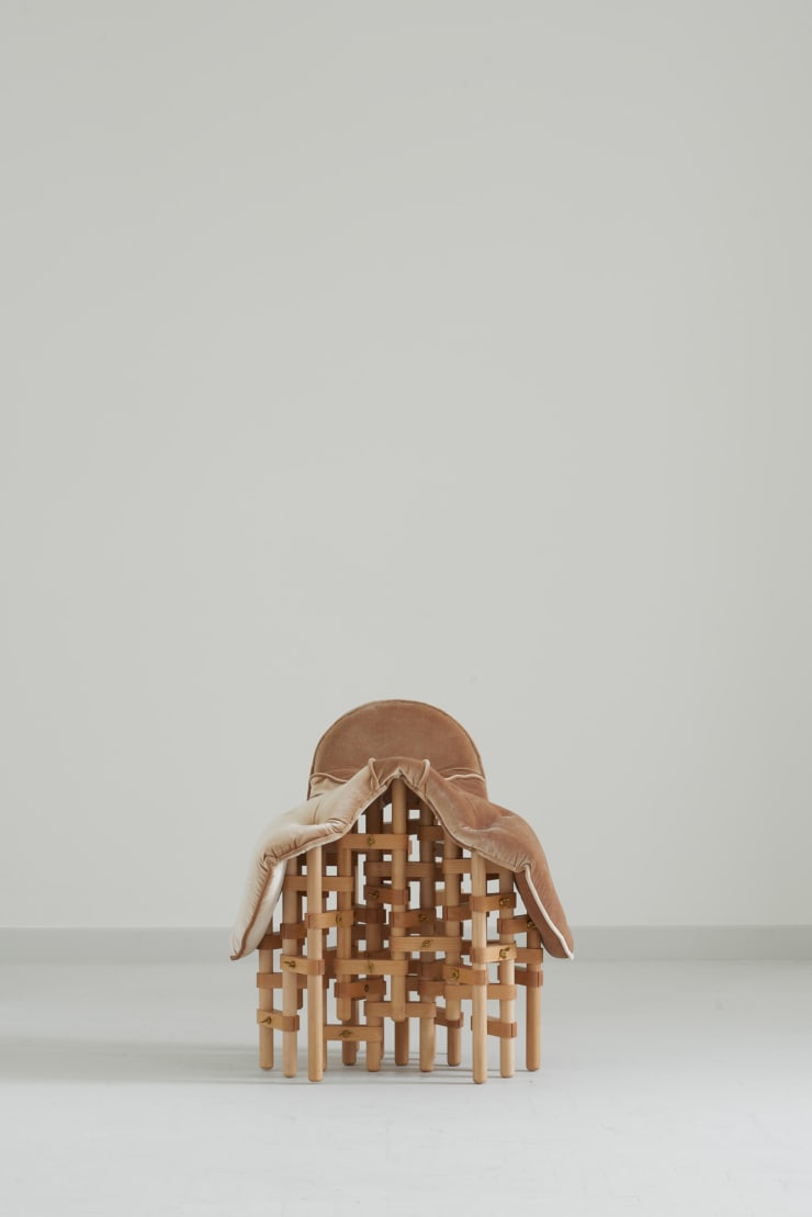 Marija Puipaitė, Collaboration with Vytautas Gečas: Envisioned Comfort (Saddle chair), 2020