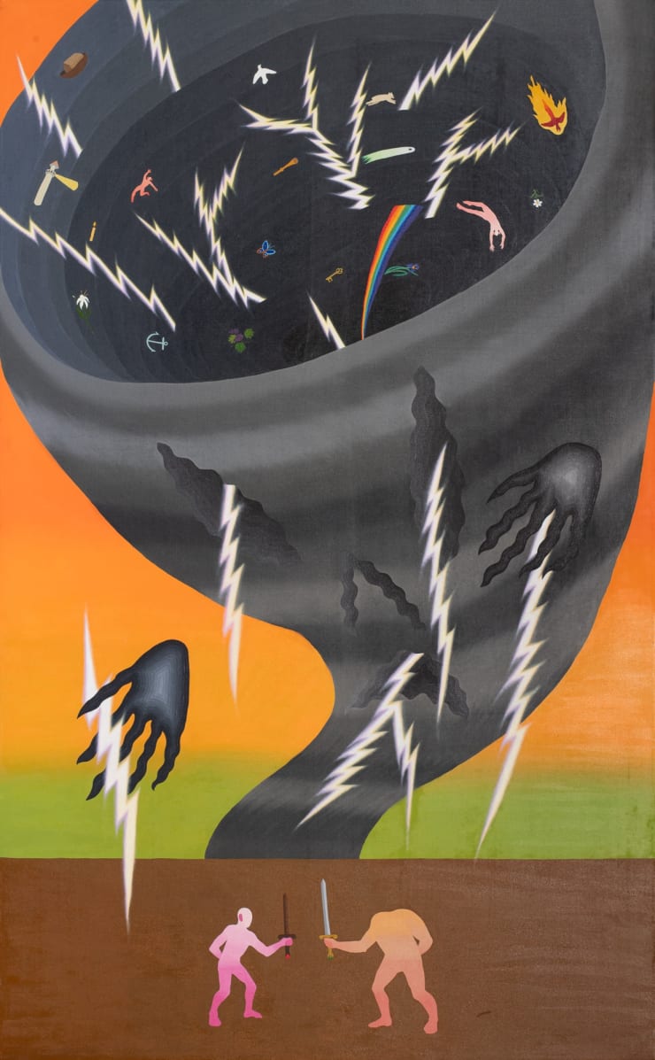 Monika Radžiūnaitė, Dviejų peštynės trečiam sėkmę atneša / Pugna inter duas fortunas tertiam / Trečioji kova tarp dviejų likimų // The struggle of two brings success to the third / Pugna inter duas fortunas tertiam / The third fight between two fates, 2025