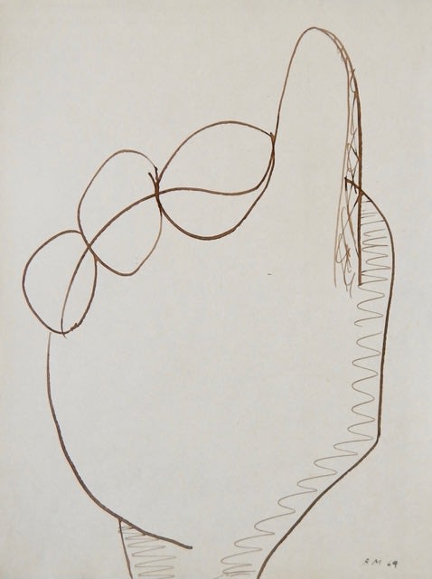 Antanas Mončys Hand with a raised finger, 1969 26 X 20 cm