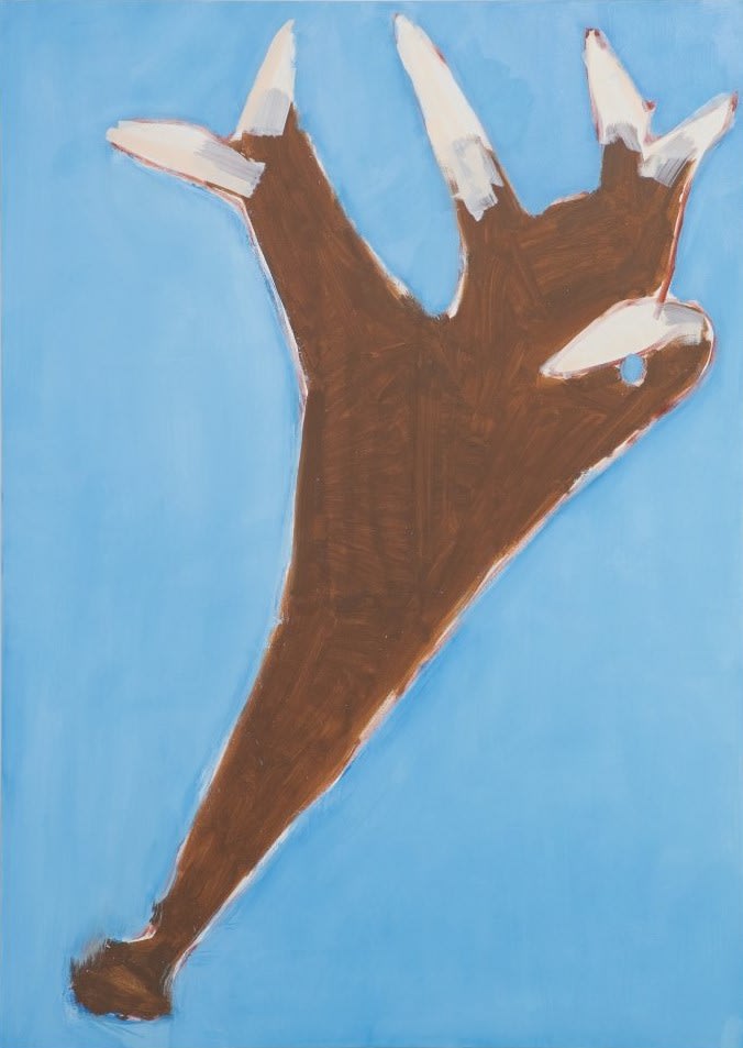 Dominykas Sidorovas, The Antler. Only contour of your face remains. , 2019