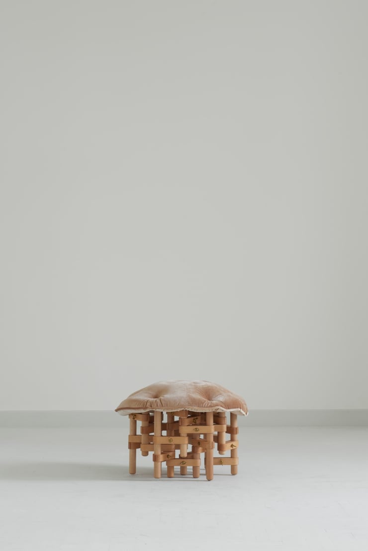 Marija Puipaitė, Collaboration with Vytautas Gečas: Envisioned Comfort (Ottoman stool) , 2020