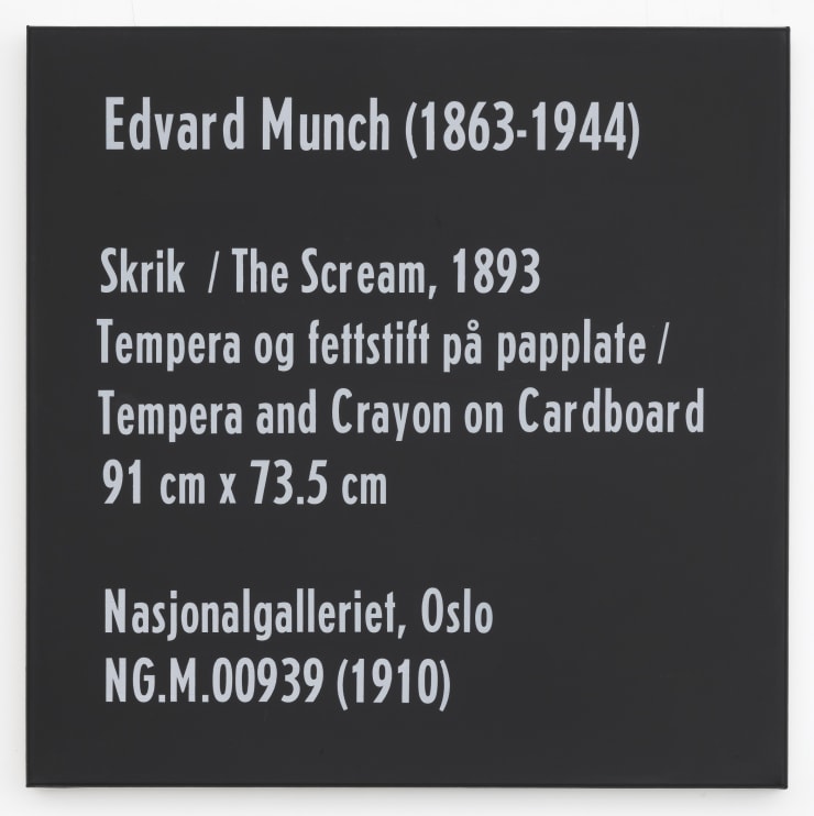 Dag Erik Elgin, La Collection Moderne (Munch The Scream), 2020