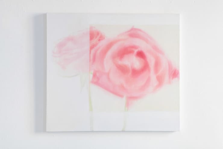 Donata Minderytė, Richteris tai padarė/dvi rožės įrėmintos balta / Richter Did It/Two Roses Reframed With White, 2019