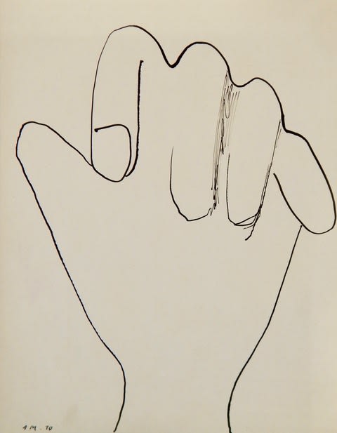 Antanas Mončys Hands, 1970 27 X 21 cm
