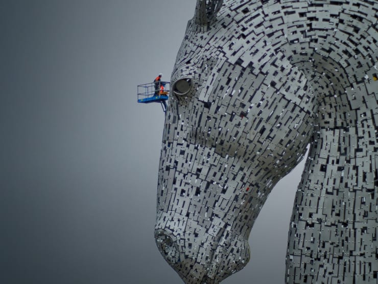 Andy Scott, The Kelpies scale
