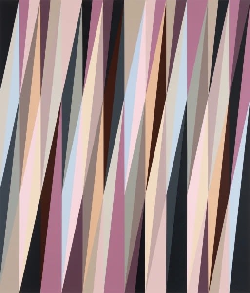 Odili Donald Odita, Firewall (Fade-Out), 2023