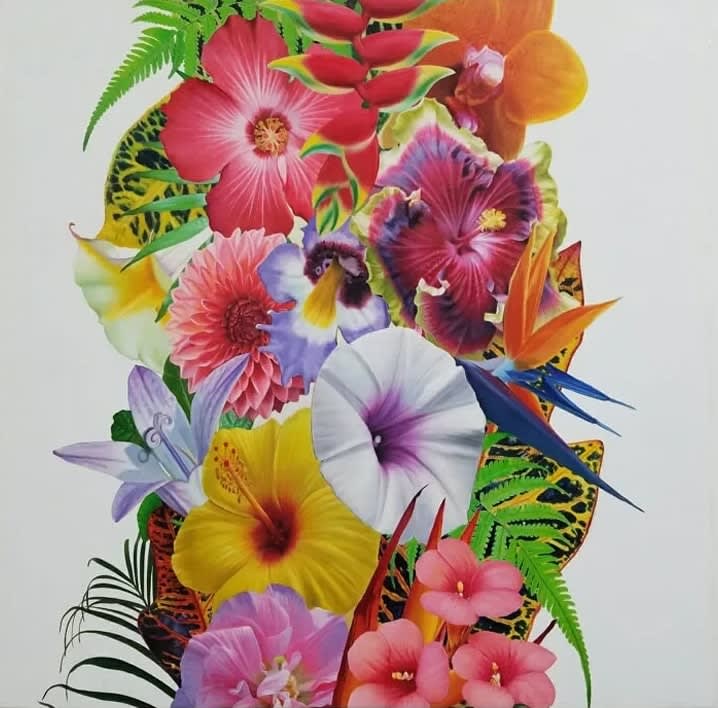 Dzine/ Carlos Rolón, Bahamian Love Vine V (Spanish Gold), 2017