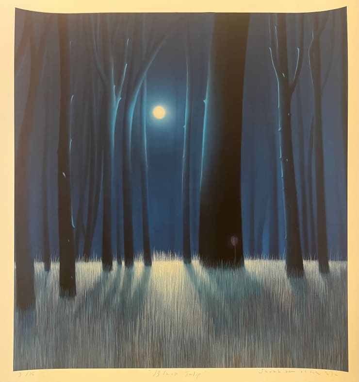 Sarah Lee, Black tulip, 2021