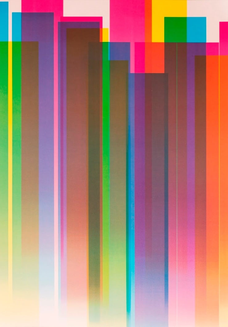 Felipe Pantone, Subtractive Variability P (Set of 4 works), 2020