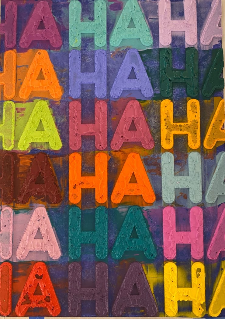 Mel Bochner, Ha, Ha, Ha, 2021