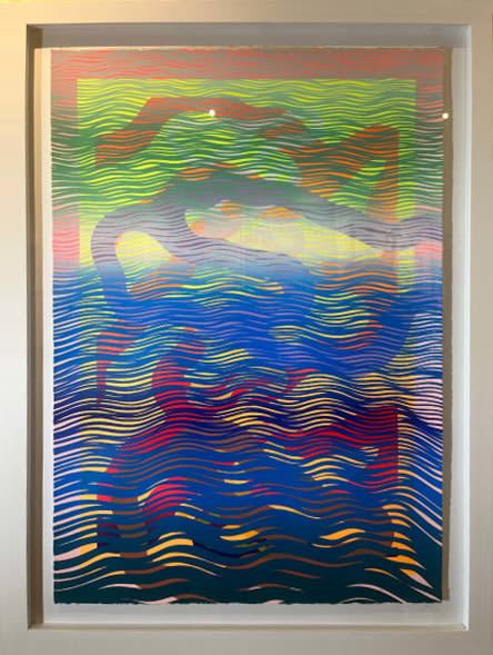 Sam Friedman, Second Beach Monoprint #22, 2018