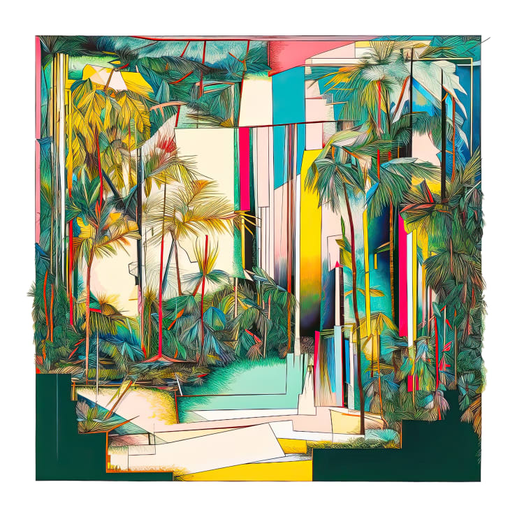 Richard Nadler, Welcome to Miami: A Symphony of Colors and Shapes, 2023