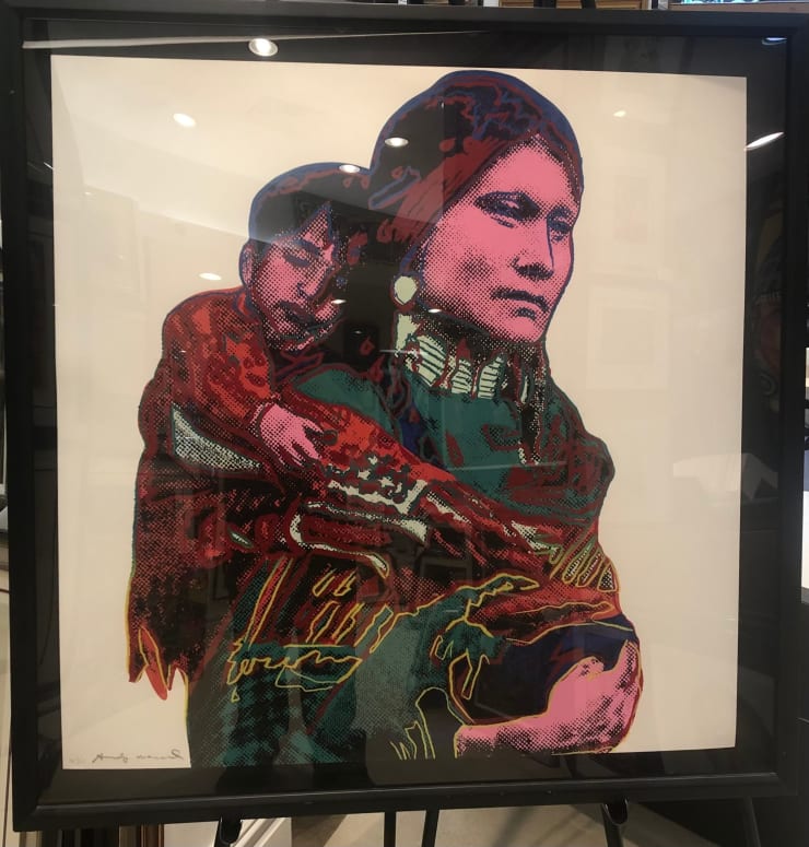 Andy Warhol, Mother and Child (II.383) From cowboys and Indians, 1986