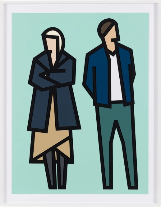Julian Opie, Standing Couples, 2024