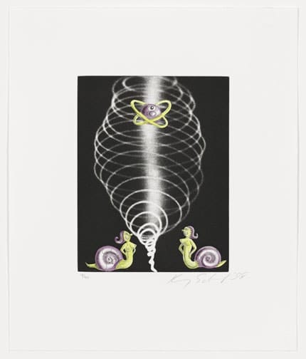 Kenny Scharf, Gordi, Small Nymphs, Orbiting, 1998