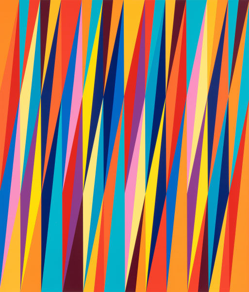 Odili Donald Odita - Firewall (one), 2023