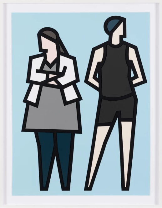 Julian Opie, Standing Couples, 2024