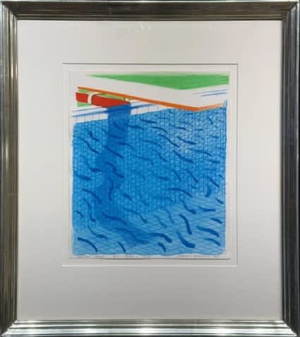 David Hockney, Paper Pool, 1980