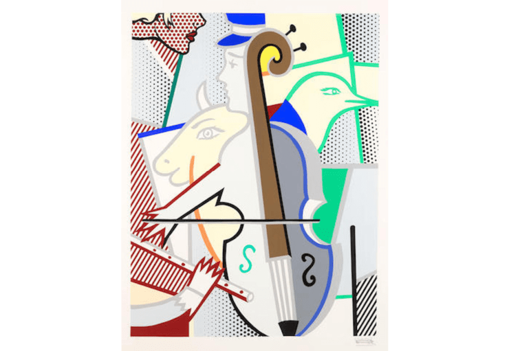 Roy Lichtenstein, Cubist Cello, 1997