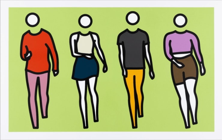 Julian Opie, Dance Synced., 2024