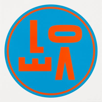 Gavin Turk - Revolving Love (Blue), 2022